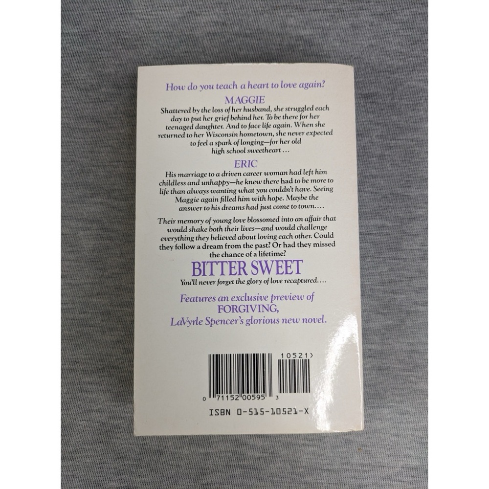 LaVyrle Spencer: Bitter Sweet (Paperback) - Picture 3 of 4